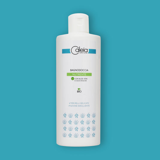 Bagnodoccia Nutriente Con Aloe Vera Biologica E Olio D'Oliva