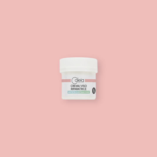Tester Crema Viso Riparatrice Antieta’ E Antimacchie Fattore Di Protezione Spf15