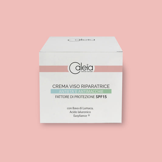Crema Viso Riparatrice Antieta’ E Antimacchie Fattore Di Protezione Spf15