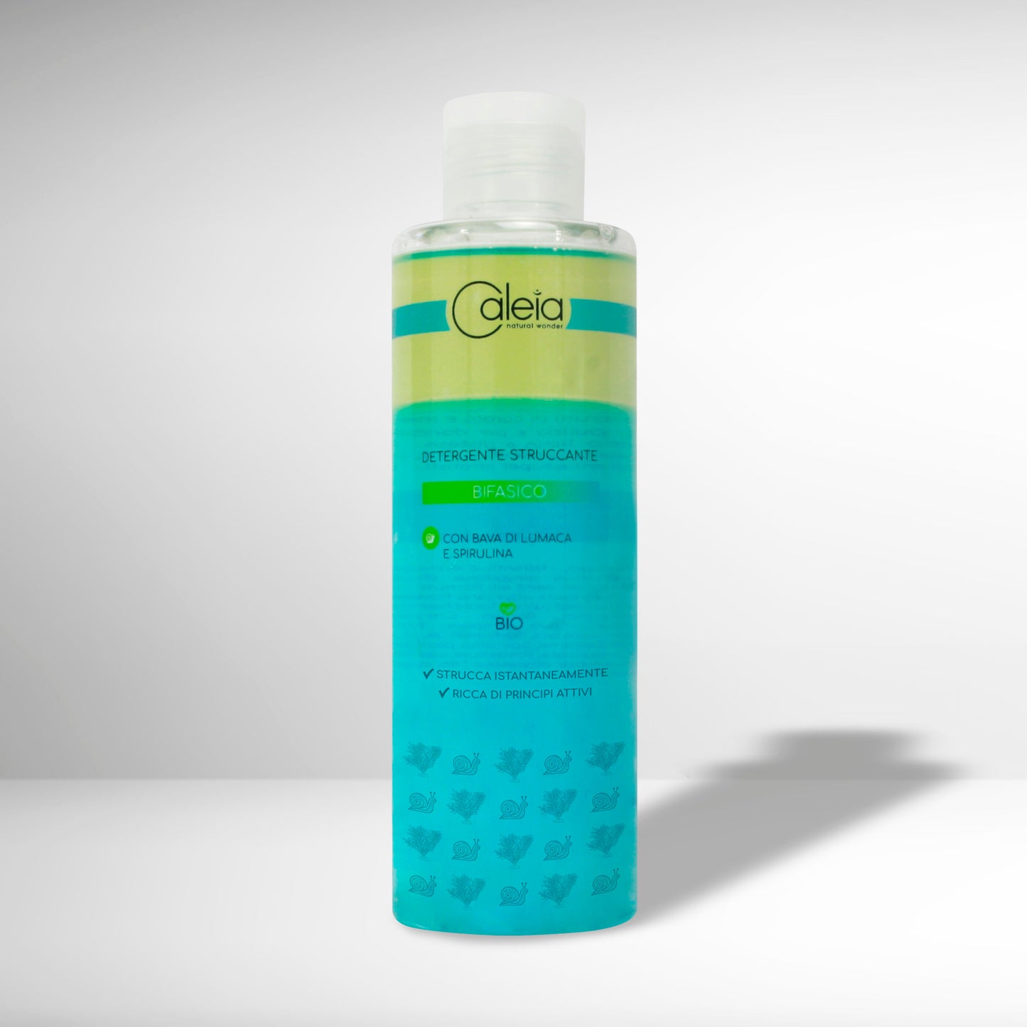 Detergente Struccante Bifasico Con Bava Di Lumaca E Spirulina