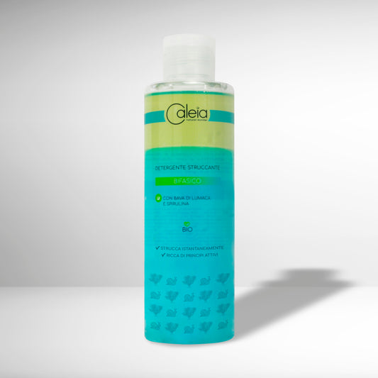 Detergente Struccante Bifasico Con Bava Di Lumaca E Spirulina