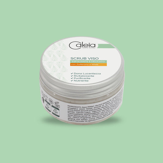 Scrub Viso Esfoliante E Delicato Con Zafferano E Miele