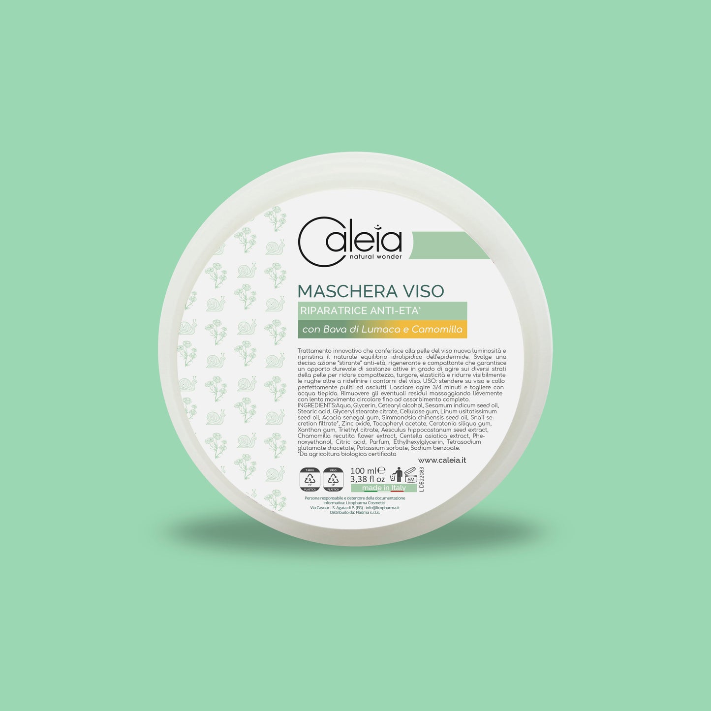 Maschera Viso Riparatrice Anti-Eta’